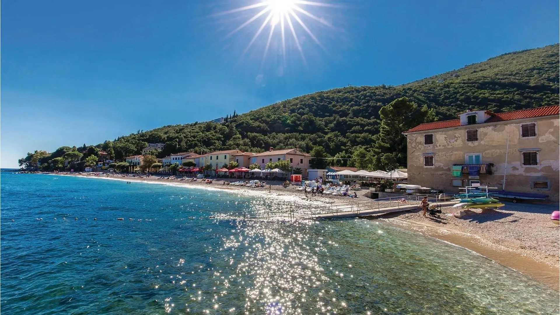 3 Bedroom Beautiful Apartment In Mošćenička Draga 0*,  Chorvatsko